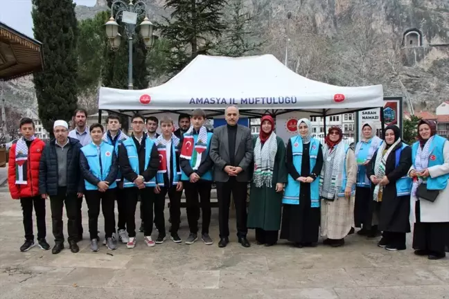 Amasya'da Gazze'deki Ateşkes Kutlandı