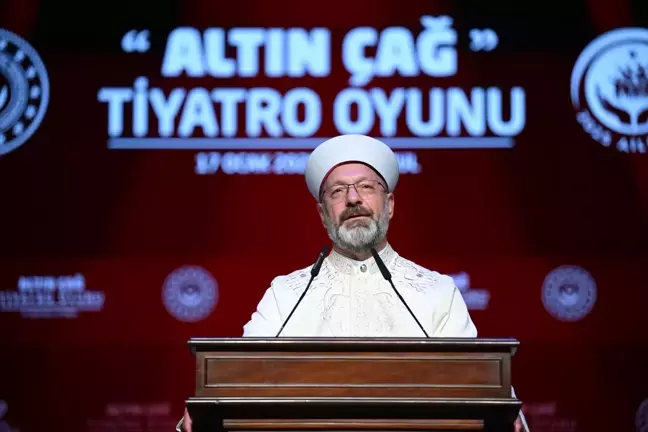 Diyanet İşleri Başkanı Erbaş, 'Hayata Köprü Sanat Projesi'ni İzledi