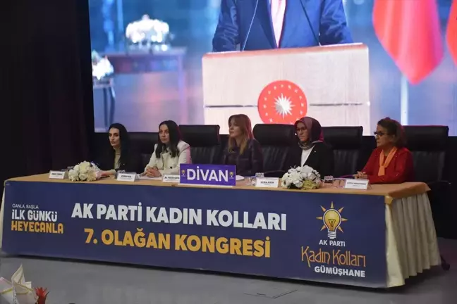 AK Parti'li Keşir, partisinin Gümüşhane Kadın Kolları 7. Olağan Kongresi'nde konuştu Açıklaması