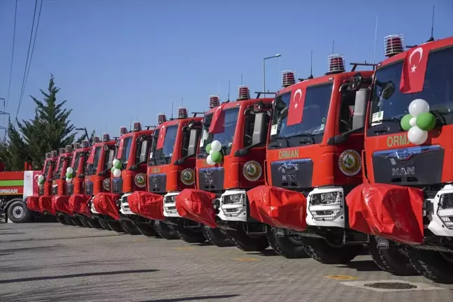 Orman yangınlarıyla mücadelede yeni araçlar envantere katıldı