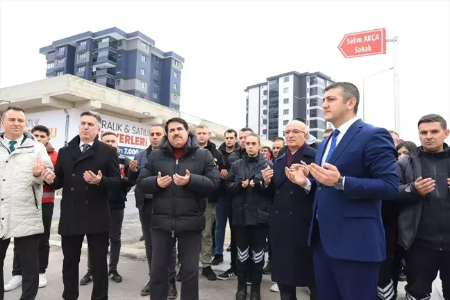 Selim Akça'nın ismi Edirne'de sokağa verildi