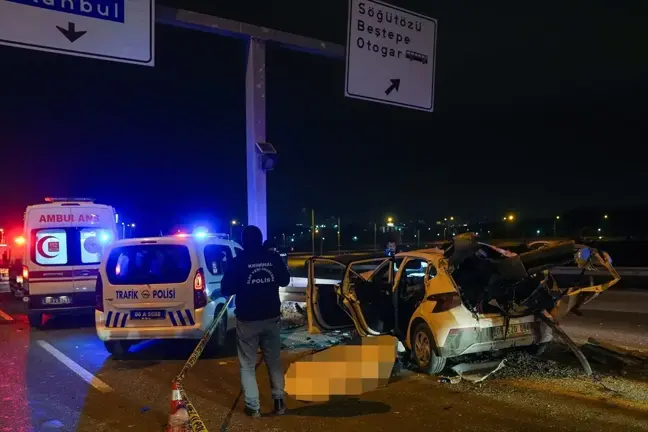 Ankara'da Trafik Kazası: Bir Sürücü Hayatını Kaybetti