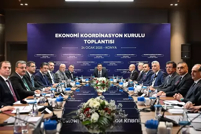 Ekonomi Koordinasyon Kurulu Konya'da Toplandı