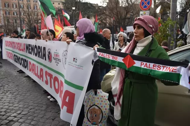 Roma ve Milano'da Filistin'e Destek Yürüyüşü