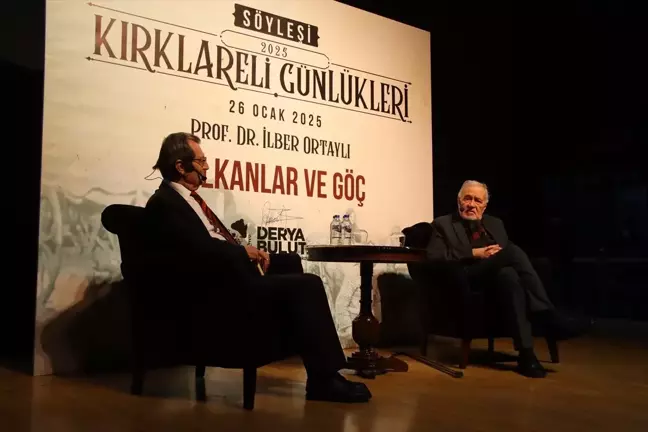 Prof. Dr. İlber Ortaylı, Kırklareli'de 'Balkan ve Göç' Konferansında Konuştu