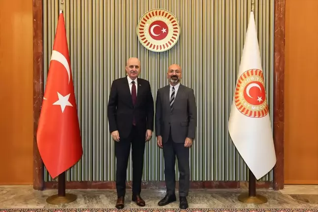 TBMM Başkanı Kurtulmuş, Türkiye Maarif Vakfı Başkanı Özdil'i kabul etti