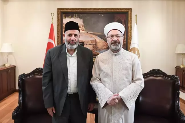 Diyanet İşleri Başkanı Erbaş: Filistin davası Türkiye için çok eskilere dayanıyor