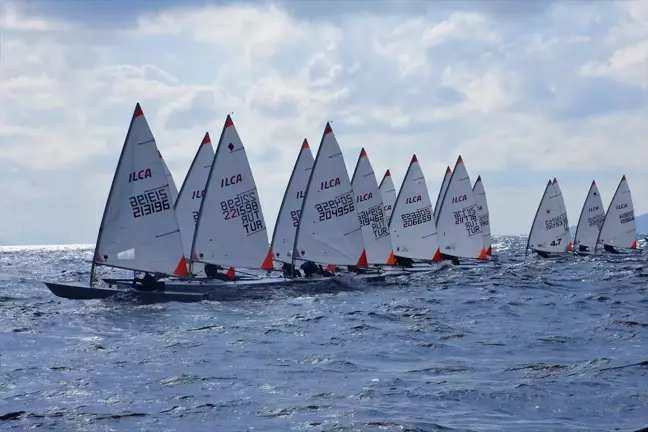 Bodrum'da Yelken Ligi Ilca Sınıfı Türkiye Şampiyonası Başladı