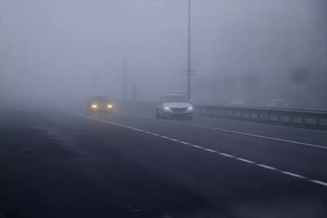 Tekirdağ'da Yoğun Sis Ulaşımı Olumsuz Etkiledi