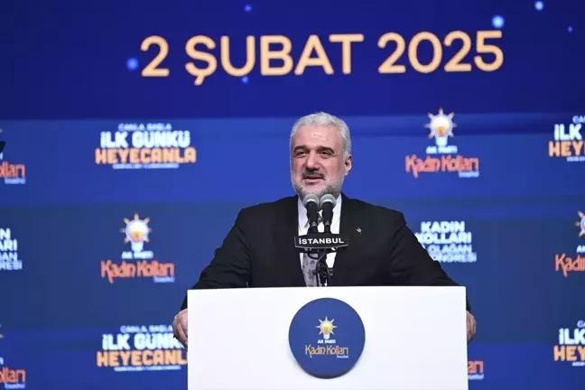 AK Parti İstanbul İl Kadın Kolları 7. Olağan Kongresi yapıldı