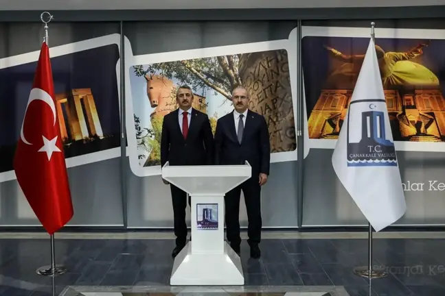 Edirne Valisi Yunus Sezer, Çanakkale'de Ziyaretlerde Bulundu