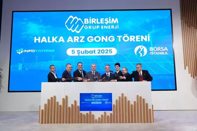 Birleşim Grup Enerji Borsa İstanbul'da Halka Arz Sürecini Tamamladı