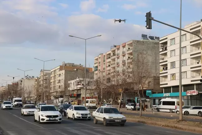 Şanlıurfa'da Dron ile Trafik Denetimi: 15 Sürücüye Ceza