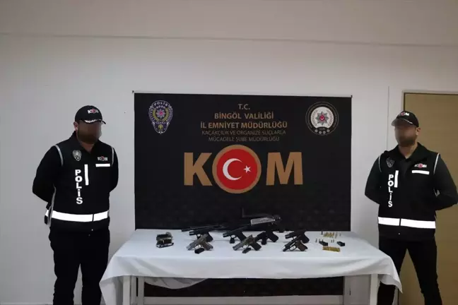 Bingöl'de Silah Kaçakçılığı Operasyonunda 4 Tutuklama