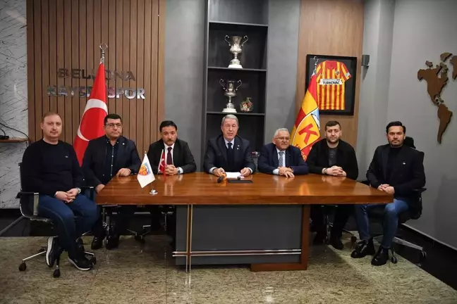 Hulusi Akar, Bellona Kayserispor'u Ziyaret Etti