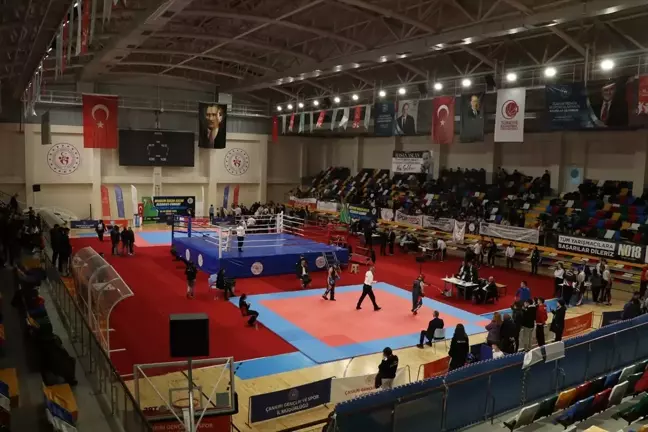 Çankırı'da İlk Türkiye Savate Şampiyonası Devam Ediyor