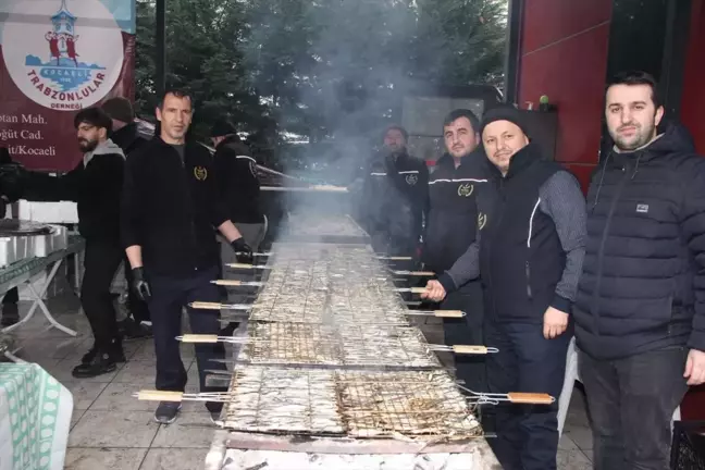 Kocaeli'de Hamsi Şöleni: 1 Ton Hamsi İkram Edildi