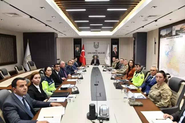 Şanlıurfa'da Okul Güvenliği İçin Toplantı Yapıldı