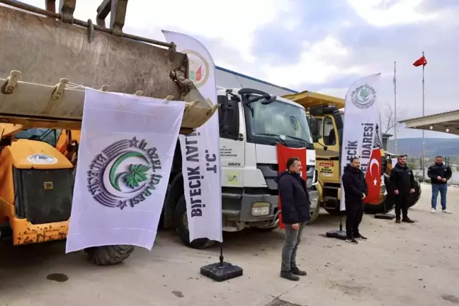 Bilecik'te İl Özel İdaresi Şantiyeleri Açıldı