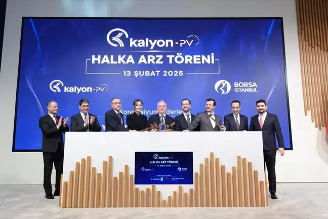 Kalyon Güneş Teknolojileri Borsa İstanbul'da İşlem Görmeye Başladı