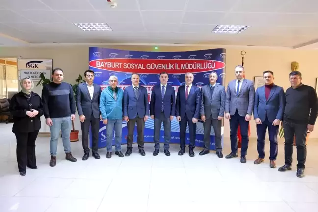 Bayburt Valisi Eldivan, SGK ve Milli Eğitim Müdürlüklerini Ziyaret Etti