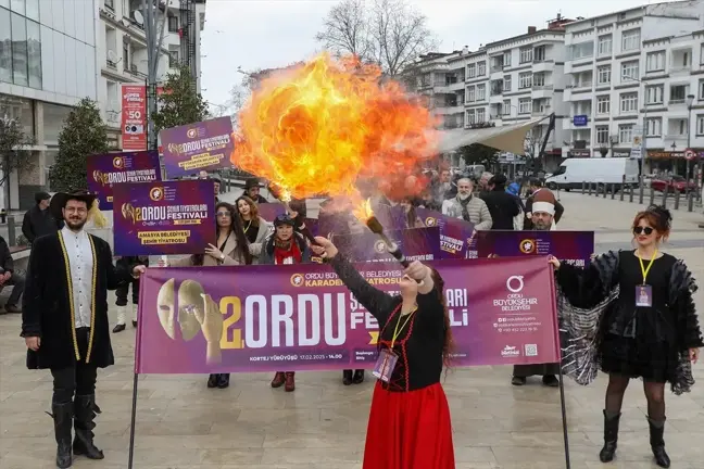 2. Ordu Şehir Tiyatroları Festivali Başladı