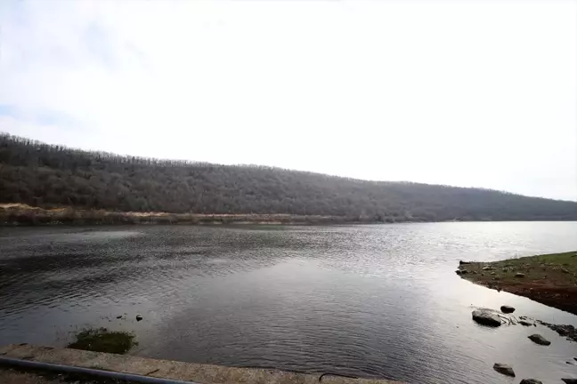 Kazandere Barajı'nda Su Seviyesi Kar Yağışlarıyla Artıyor
