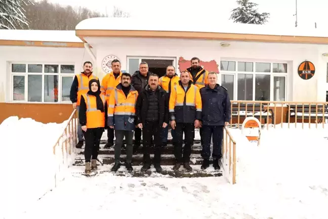 Zonguldak Valisi Hacıbektaşoğlu, Karla Mücadele Çalışmalarını İnceledi