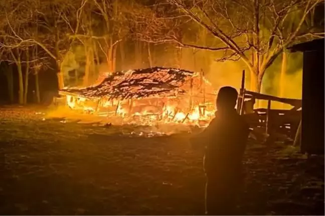 Konya'da İki Mahallede Yangın Korku Dolu Anlar Yaşattı