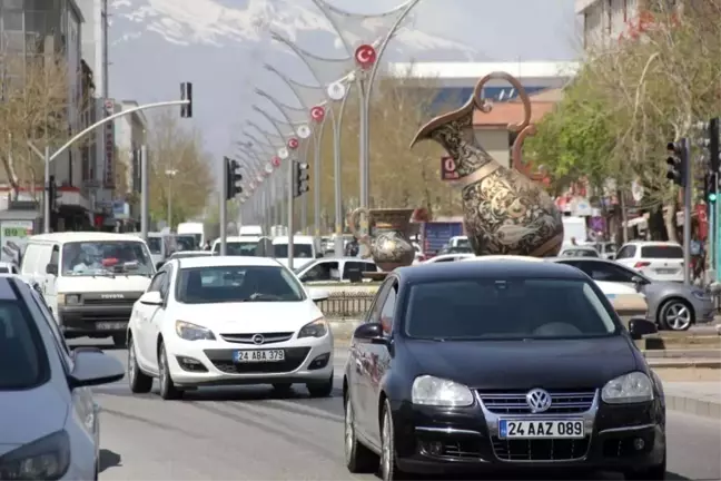 Erzincan'da Şubat Ayında Trafiğe Kayıtlı Araç Sayısı 78 Bin 34 Oldu