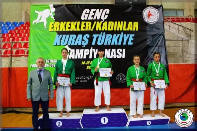 Bilecikli Sporcular Gençler Türkiye Kuraş Şampiyonası'nda Başarı Elde Etti