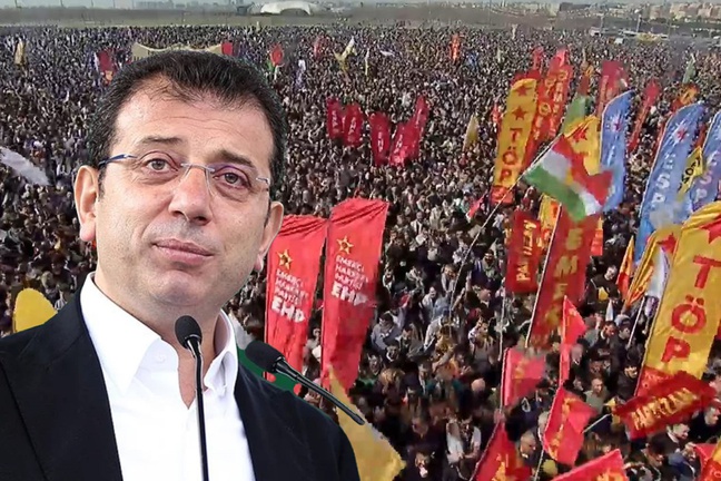 İstanbul Yenikapı'daki Nevruz kutlamasında İmamoğlu'na soğuk duş