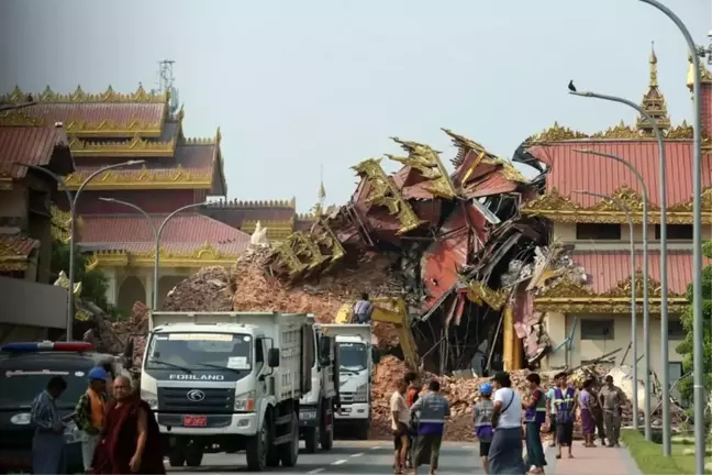 Myanmar'da Deprem: 1.644 Ölü, 3.408 Yaralı