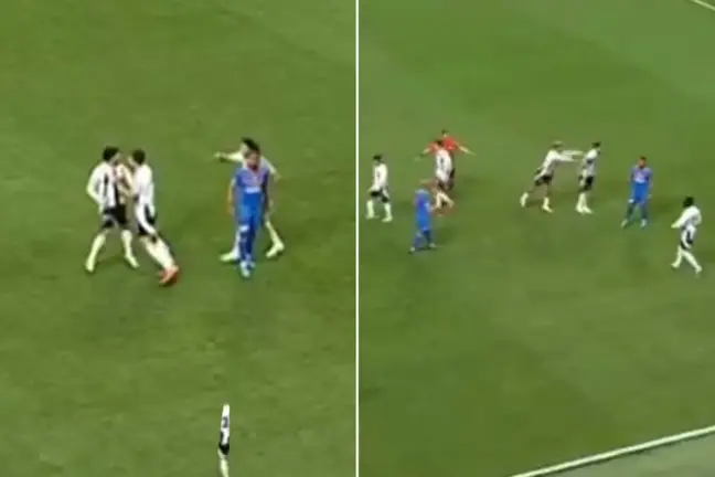 Dolmabahçe'de olay! Beşiktaşlı futbolcular maç oynanırken birbirine girdi