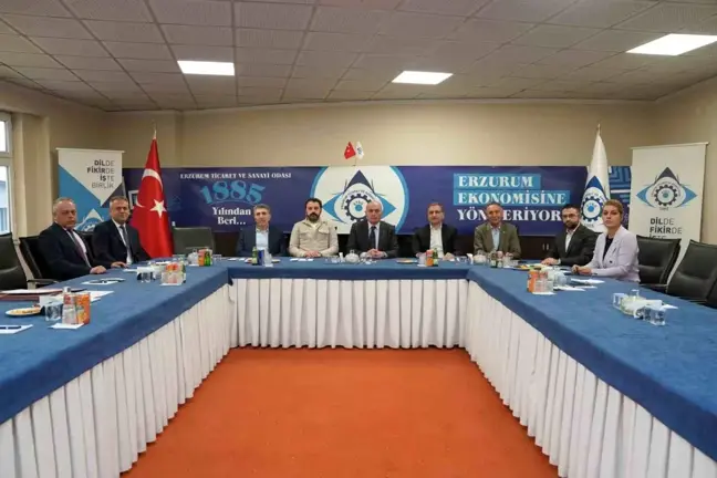 Erzurum Ticaret Sanayi Odası'nda Yönetim Kurulu Toplantısı Gerçekleştirildi