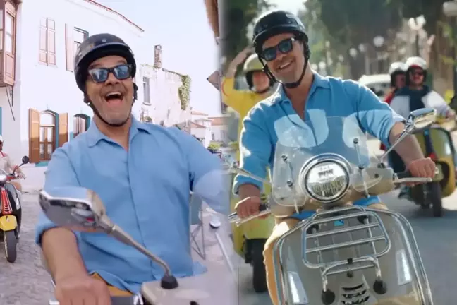 Dünyaca ünlü markanın reklam yüzü olan Beyazıt Öztürk'ten motosikletle özgürlük turu