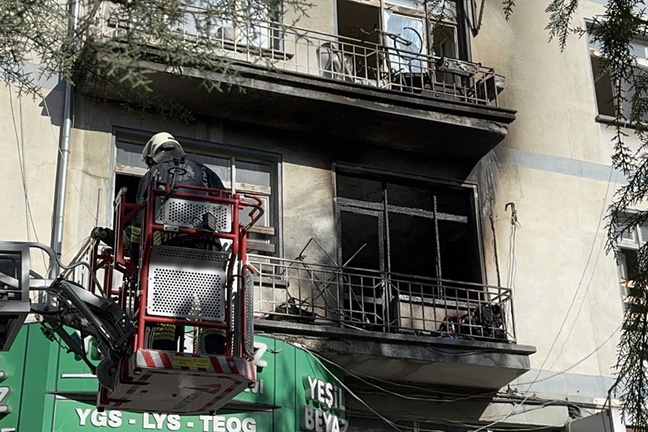 Konya'da yangın faciası: 2 çocuk alevler arasında can verdi