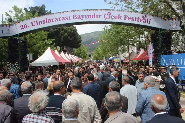 26. Uluslararası Çiçek Festivali Bayındır'da Başladı