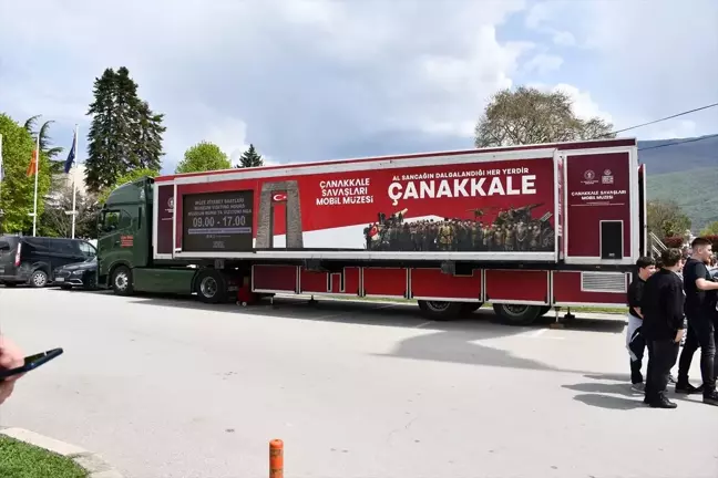 Çanakkale Savaşları Mobil Müzesi Ohri'de Ziyaretçilerini Ağırladı