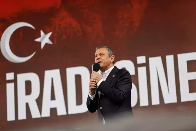 CHP Genel Başkanı Özel, partisinin Mersin mitinginde konuştu Açıklaması