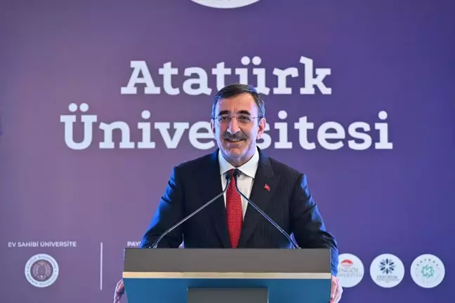 Cumhurbaşkanı Yardımcısı Yılmaz, Kuzeydoğu Anadolu Kariyer Fuarı'nın açılışında konuştu Açıklaması