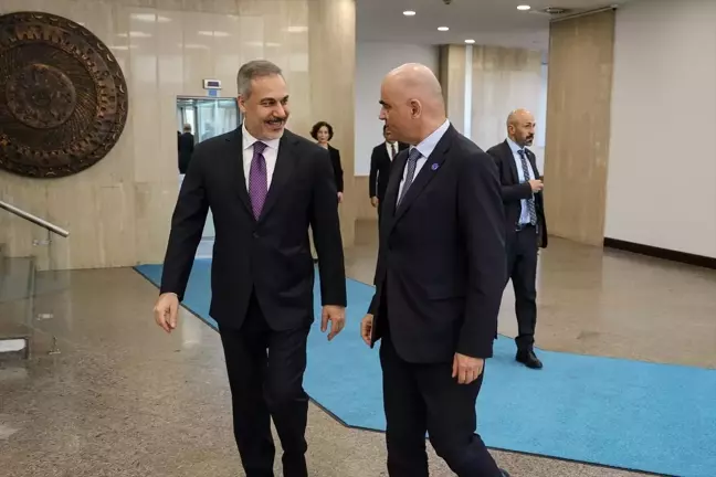 Dışişleri Bakanı Hakan Fidan, Avrupa Konseyi Genel Sekreteri Berset ile Görüştü