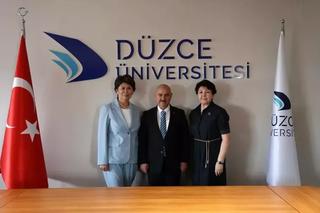 Düzce Üniversitesi ve Kazakistan Caspian Üniversitesi İşbirliği Protokolü İmzaladı