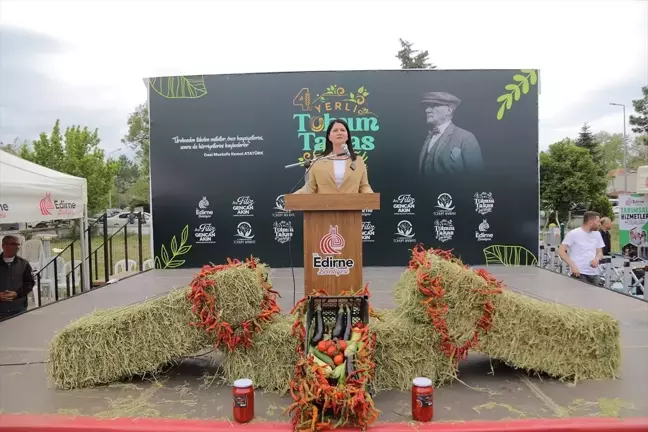 Edine'de 4. Yerli Tohum Takas Şenliği Düzenlendi