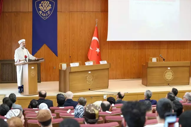 Erbaş, Kur'an-ı Kerim'i Güzel Okuma Yarışması Erkekler Türkiye Finali'ne katıldı Açıklaması