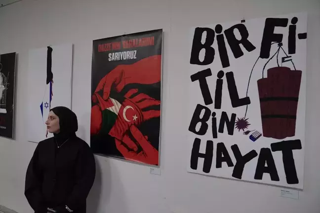 Erzurum'da 'Gazze: Bir Soykırım Anatomisi' Sergisi Açıldı