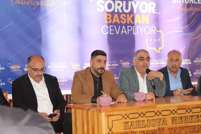 Karlıova Belediye Başkanı Bingöl, Vatandaşlarla Buluştu