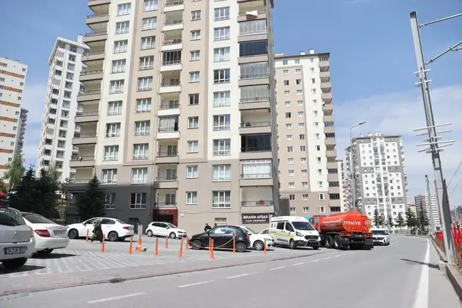 Kayseri'de Apartman Dairesinde Yangın Çıktı