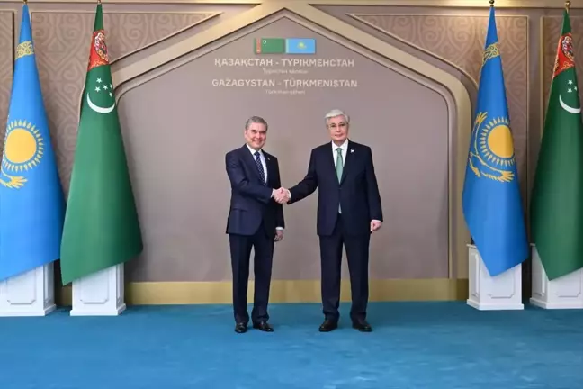 Kazakistan ve Türkmenistan Arasında Doğal Gaz İşbirliği Görüşüldü