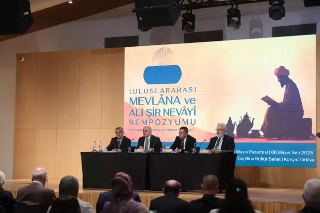 1. Uluslararası Mevlana ve Ali Şir Nevayi Sempozyumu Konya'da Başladı